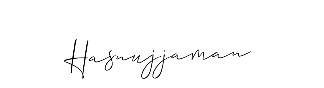 It looks lik you need a new signature style for name Hasnujjaman. Design unique handwritten (Allison_Script) signature with our free signature maker in just a few clicks. Hasnujjaman signature style 2 images and pictures png
