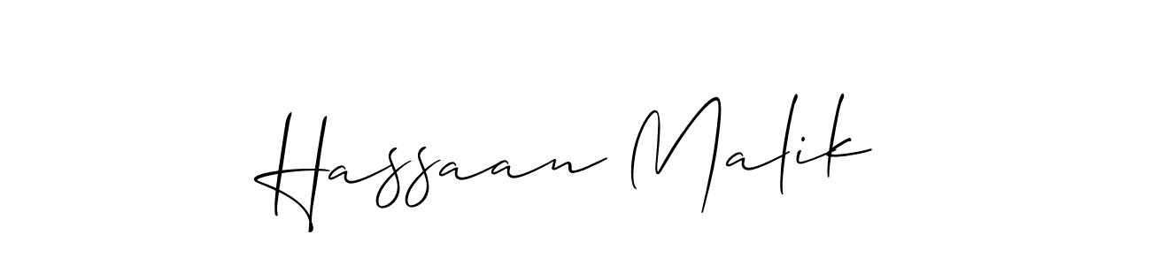 Similarly Allison_Script is the best handwritten signature design. Signature creator online .You can use it as an online autograph creator for name Hassaan Malik. Hassaan Malik signature style 2 images and pictures png