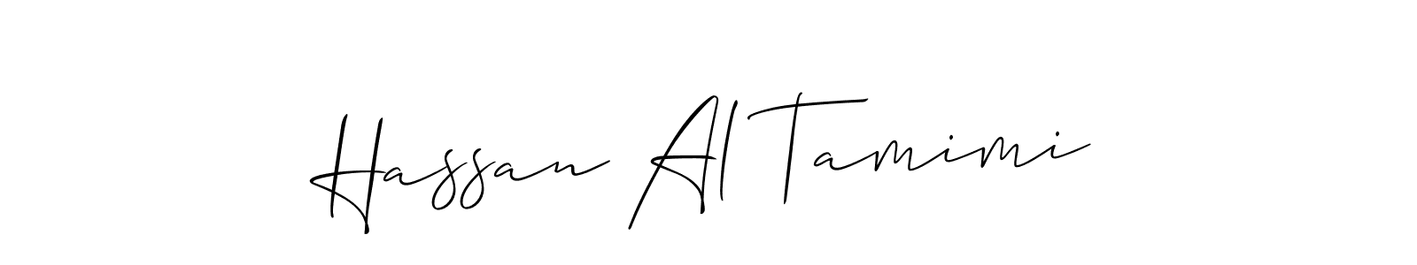 It looks lik you need a new signature style for name Hassan Al Tamimi. Design unique handwritten (Allison_Script) signature with our free signature maker in just a few clicks. Hassan Al Tamimi signature style 2 images and pictures png