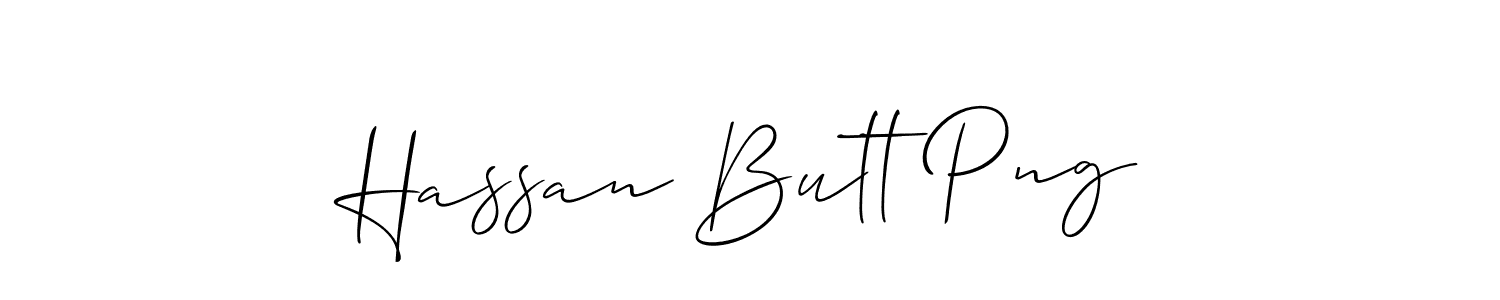 Allison_Script is a professional signature style that is perfect for those who want to add a touch of class to their signature. It is also a great choice for those who want to make their signature more unique. Get Hassan Butt Png name to fancy signature for free. Hassan Butt Png signature style 2 images and pictures png