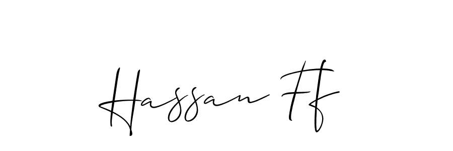 This is the best signature style for the Hassan Ff name. Also you like these signature font (Allison_Script). Mix name signature. Hassan Ff signature style 2 images and pictures png