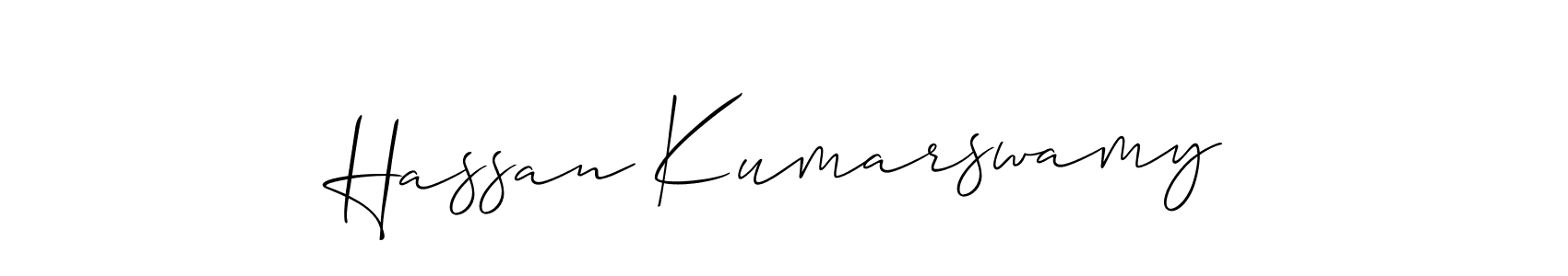 Once you've used our free online signature maker to create your best signature Allison_Script style, it's time to enjoy all of the benefits that Hassan Kumarswamy name signing documents. Hassan Kumarswamy signature style 2 images and pictures png