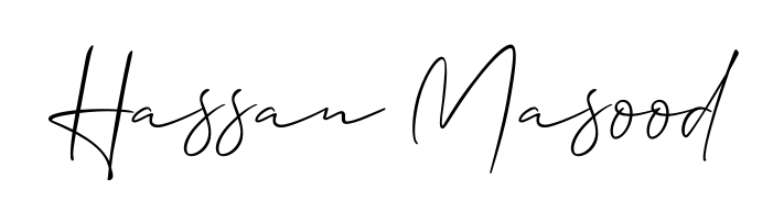 Discover how Hassan Masood looks in an executive cursive font (Allison_Script). Perfect for legal documents, invoices, and certificates. Hassan Masood signature style 2 images and pictures png