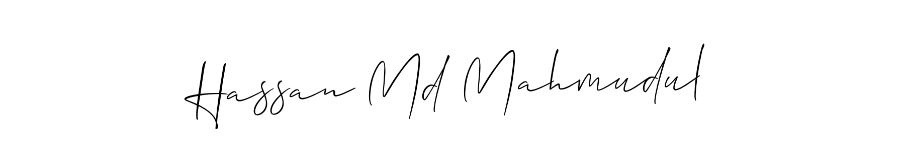 You should practise on your own different ways (Allison_Script) to write your name (Hassan Md Mahmudul) in signature. don't let someone else do it for you. Hassan Md Mahmudul signature style 2 images and pictures png