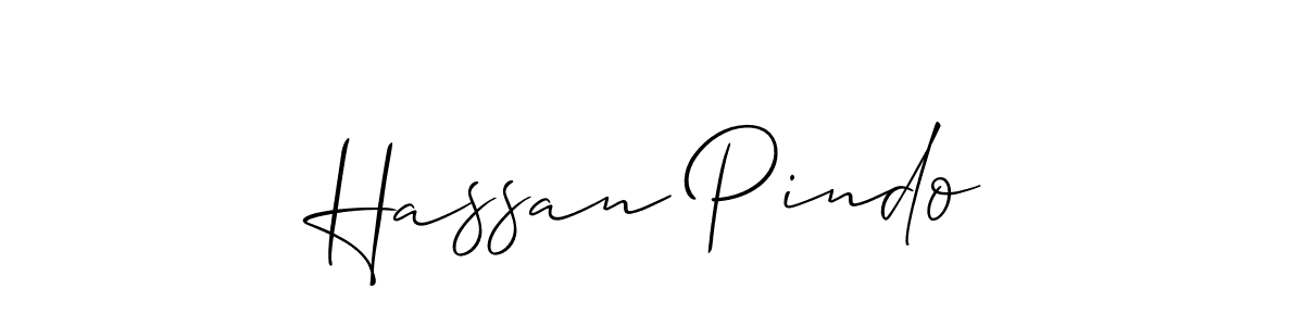 How to Draw Hassan Pindo signature style? Allison_Script is a latest design signature styles for name Hassan Pindo. Hassan Pindo signature style 2 images and pictures png