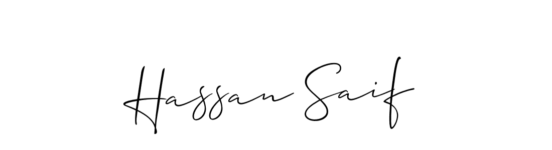How to Draw Hassan Saif signature style? Allison_Script is a latest design signature styles for name Hassan Saif. Hassan Saif signature style 2 images and pictures png