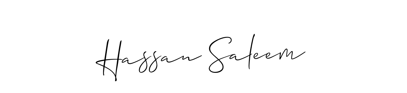 See photos of Hassan Saleem official signature by Spectra . Check more albums & portfolios. Read reviews & check more about Allison_Script font. Hassan Saleem signature style 2 images and pictures png