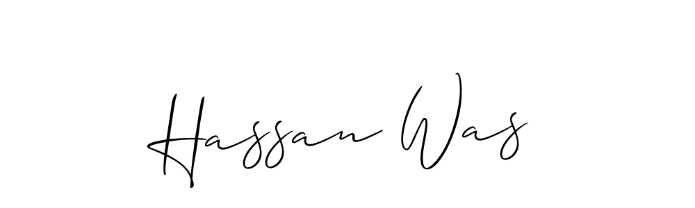 Allison_Script is a professional signature style that is perfect for those who want to add a touch of class to their signature. It is also a great choice for those who want to make their signature more unique. Get Hassan Was name to fancy signature for free. Hassan Was signature style 2 images and pictures png