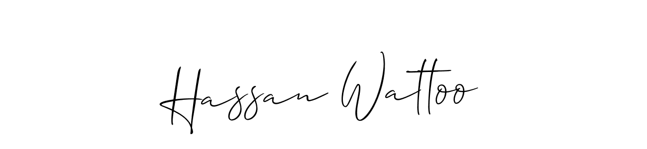 Here are the top 10 professional signature styles for the name Hassan Wattoo. These are the best autograph styles you can use for your name. Hassan Wattoo signature style 2 images and pictures png