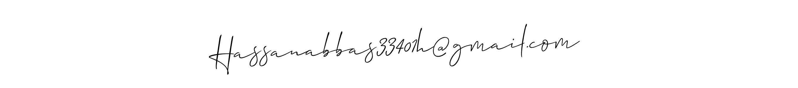 Make a beautiful signature design for name Hassanabbas33401h@gmail.com. Use this online signature maker to create a handwritten signature for free. Hassanabbas33401h@gmail.com signature style 2 images and pictures png