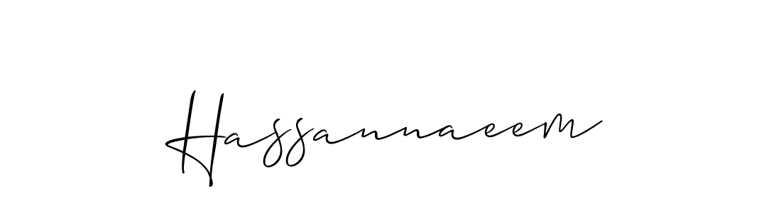 Also You can easily find your signature by using the search form. We will create Hassannaeem name handwritten signature images for you free of cost using Allison_Script sign style. Hassannaeem signature style 2 images and pictures png