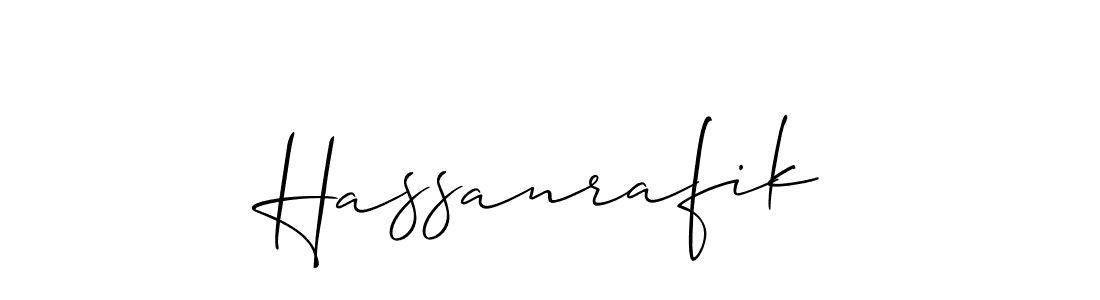 It looks lik you need a new signature style for name Hassanrafik. Design unique handwritten (Allison_Script) signature with our free signature maker in just a few clicks. Hassanrafik signature style 2 images and pictures png