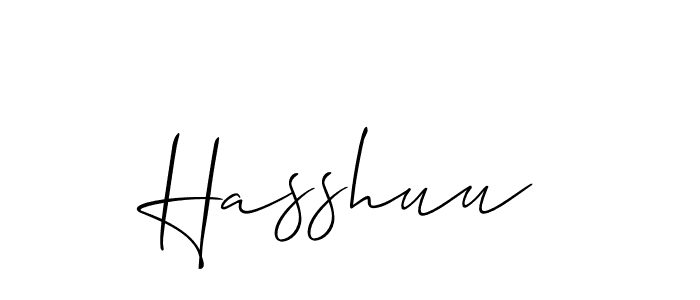 How to make Hasshuu name signature. Use Allison_Script style for creating short signs online. This is the latest handwritten sign. Hasshuu signature style 2 images and pictures png