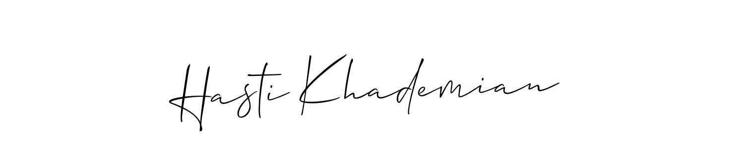 Here are the top 10 professional signature styles for the name Hasti Khademian. These are the best autograph styles you can use for your name. Hasti Khademian signature style 2 images and pictures png