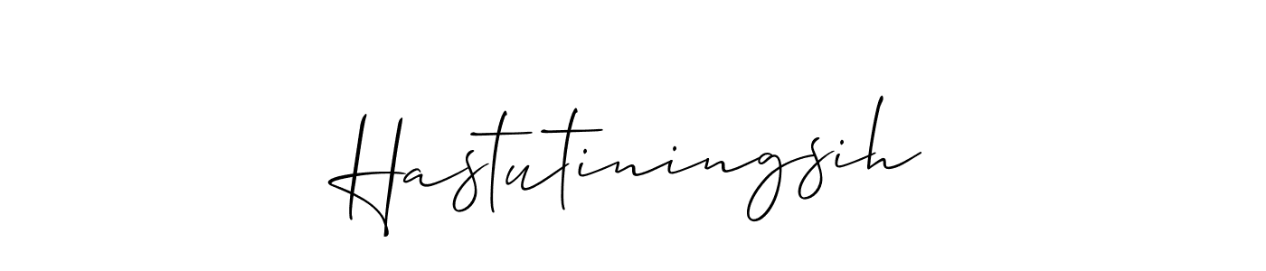 Make a beautiful signature design for name Hastutiningsih. Use this online signature maker to create a handwritten signature for free. Hastutiningsih signature style 2 images and pictures png