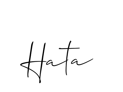 Once you've used our free online signature maker to create your best signature Allison_Script style, it's time to enjoy all of the benefits that Hata name signing documents. Hata signature style 2 images and pictures png