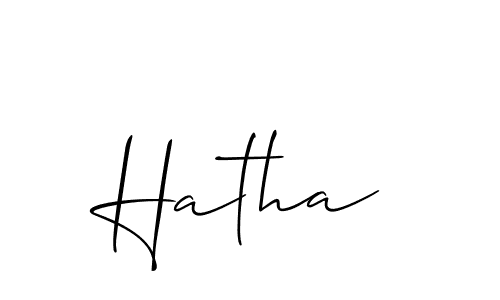 Best and Professional Signature Style for Hatha. Allison_Script Best Signature Style Collection. Hatha signature style 2 images and pictures png