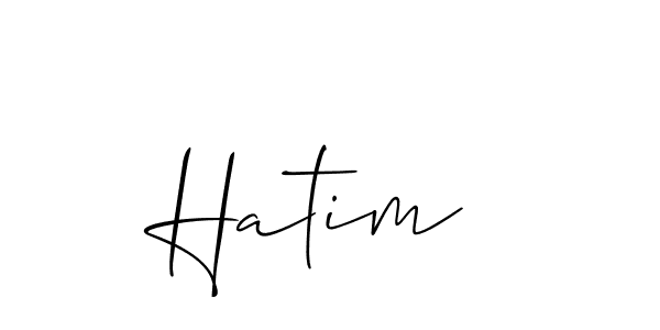 This is the best signature style for the Hatim  name. Also you like these signature font (Allison_Script). Mix name signature. Hatim  signature style 2 images and pictures png