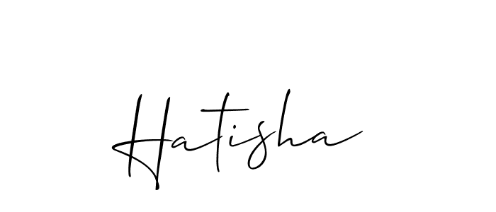 Once you've used our free online signature maker to create your best signature Allison_Script style, it's time to enjoy all of the benefits that Hatisha name signing documents. Hatisha signature style 2 images and pictures png