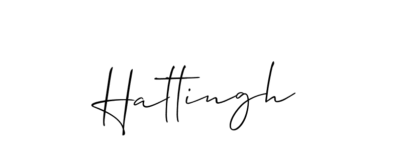 How to Draw Hattingh signature style? Allison_Script is a latest design signature styles for name Hattingh. Hattingh signature style 2 images and pictures png