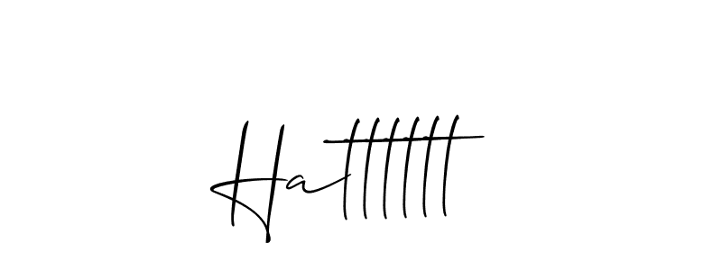 How to Draw Hatttttt signature style? Allison_Script is a latest design signature styles for name Hatttttt. Hatttttt signature style 2 images and pictures png