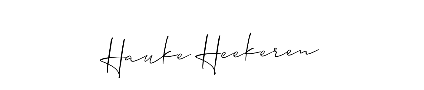 Best and Professional Signature Style for Hauke Heekeren. Allison_Script Best Signature Style Collection. Hauke Heekeren signature style 2 images and pictures png