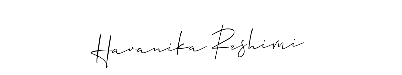 Make a short Havanika Reshimi signature style. Manage your documents anywhere anytime using Allison_Script. Create and add eSignatures, submit forms, share and send files easily. Havanika Reshimi signature style 2 images and pictures png