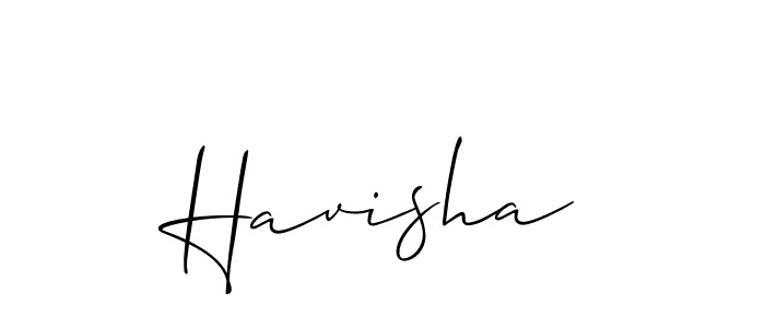 Havisha stylish signature style. Best Handwritten Sign (Allison_Script) for my name. Handwritten Signature Collection Ideas for my name Havisha. Havisha signature style 2 images and pictures png