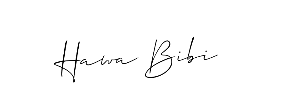 It looks lik you need a new signature style for name Hawa Bibi. Design unique handwritten (Allison_Script) signature with our free signature maker in just a few clicks. Hawa Bibi signature style 2 images and pictures png