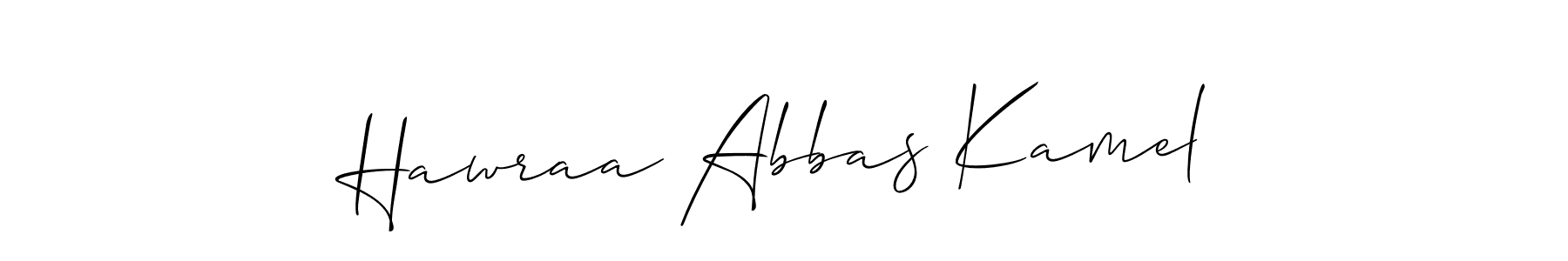 See photos of Hawraa Abbas Kamel official signature by Spectra . Check more albums & portfolios. Read reviews & check more about Allison_Script font. Hawraa Abbas Kamel signature style 2 images and pictures png