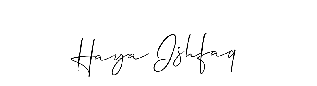 You can use this online signature creator to create a handwritten signature for the name Haya Ishfaq. This is the best online autograph maker. Haya Ishfaq signature style 2 images and pictures png
