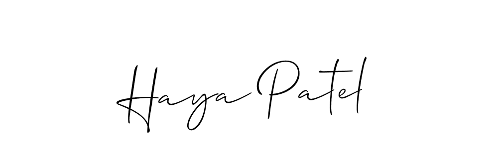 You can use this online signature creator to create a handwritten signature for the name Haya Patel. This is the best online autograph maker. Haya Patel signature style 2 images and pictures png