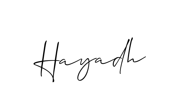 See photos of Hayadh official signature by Spectra . Check more albums & portfolios. Read reviews & check more about Allison_Script font. Hayadh signature style 2 images and pictures png