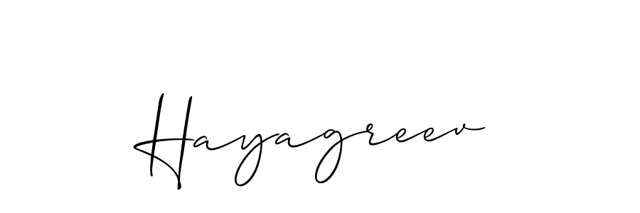 You should practise on your own different ways (Allison_Script) to write your name (Hayagreev) in signature. don't let someone else do it for you. Hayagreev signature style 2 images and pictures png