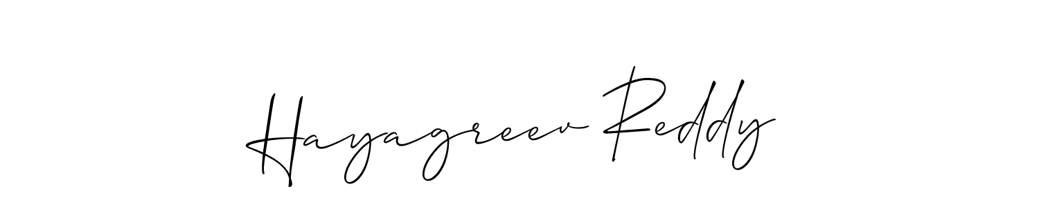 The best way (Allison_Script) to make a short signature is to pick only two or three words in your name. The name Hayagreev Reddy include a total of six letters. For converting this name. Hayagreev Reddy signature style 2 images and pictures png