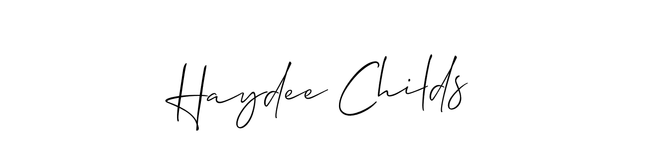 Here are the top 10 professional signature styles for the name Haydee Childs. These are the best autograph styles you can use for your name. Haydee Childs signature style 2 images and pictures png