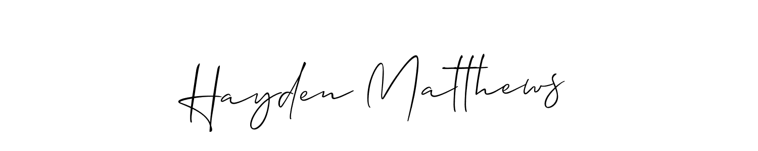 See photos of Hayden Matthews official signature by Spectra . Check more albums & portfolios. Read reviews & check more about Allison_Script font. Hayden Matthews signature style 2 images and pictures png