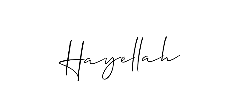Best and Professional Signature Style for Hayellah. Allison_Script Best Signature Style Collection. Hayellah signature style 2 images and pictures png