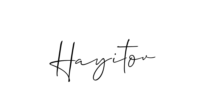 Once you've used our free online signature maker to create your best signature Allison_Script style, it's time to enjoy all of the benefits that Hayitov name signing documents. Hayitov signature style 2 images and pictures png