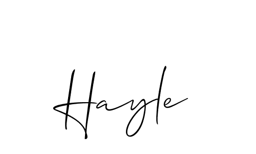 if you are searching for the best signature style for your name Hayle. so please give up your signature search. here we have designed multiple signature styles  using Allison_Script. Hayle signature style 2 images and pictures png