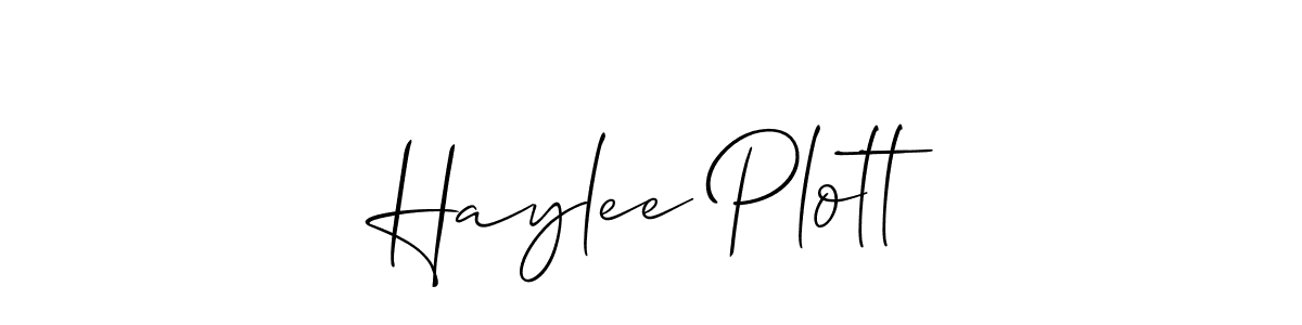It looks lik you need a new signature style for name Haylee Plott. Design unique handwritten (Allison_Script) signature with our free signature maker in just a few clicks. Haylee Plott signature style 2 images and pictures png
