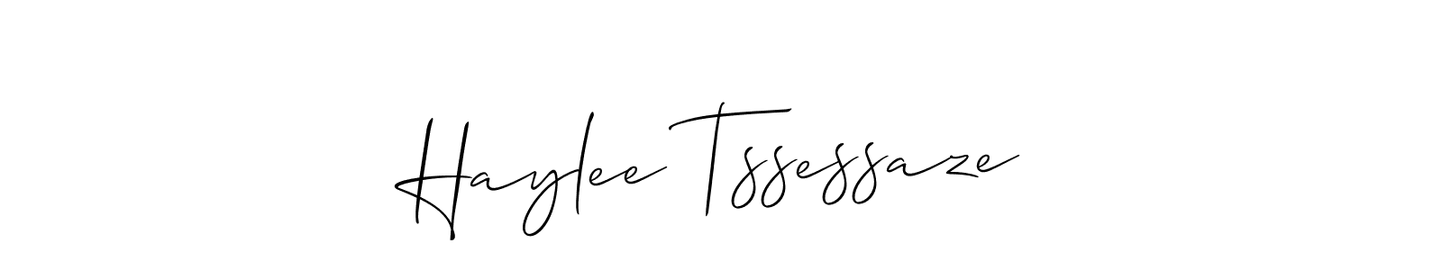 Best and Professional Signature Style for Haylee Tssessaze. Allison_Script Best Signature Style Collection. Haylee Tssessaze signature style 2 images and pictures png