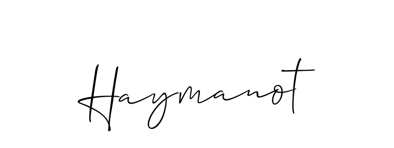 Similarly Allison_Script is the best handwritten signature design. Signature creator online .You can use it as an online autograph creator for name Haymanot. Haymanot signature style 2 images and pictures png