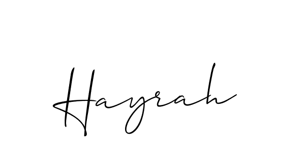 Also You can easily find your signature by using the search form. We will create Hayrah name handwritten signature images for you free of cost using Allison_Script sign style. Hayrah signature style 2 images and pictures png