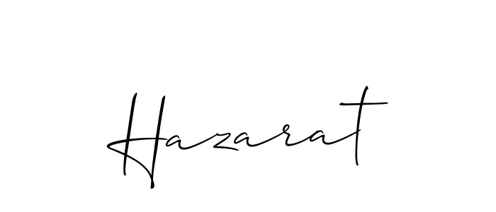 Also we have Hazarat name is the best signature style. Create professional handwritten signature collection using Allison_Script autograph style. Hazarat signature style 2 images and pictures png