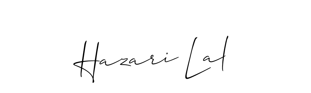 if you are searching for the best signature style for your name Hazari Lal. so please give up your signature search. here we have designed multiple signature styles  using Allison_Script. Hazari Lal signature style 2 images and pictures png