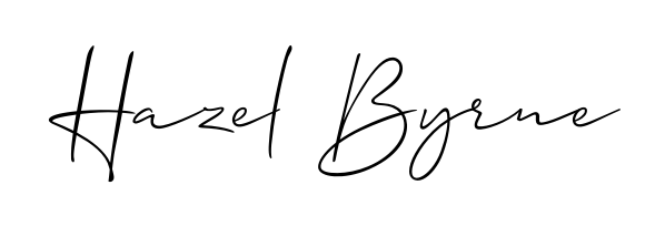A sleek calligraphic signature for name Hazel Byrne utilizing Allison_Script styling. Great for adding personal signatures to photos and art. Hazel Byrne signature style 2 images and pictures png