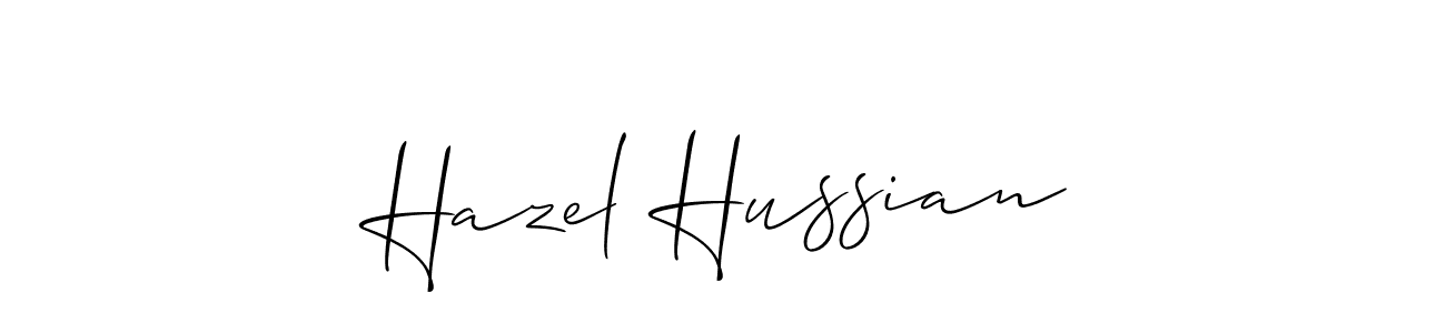 Make a short Hazel Hussian signature style. Manage your documents anywhere anytime using Allison_Script. Create and add eSignatures, submit forms, share and send files easily. Hazel Hussian signature style 2 images and pictures png