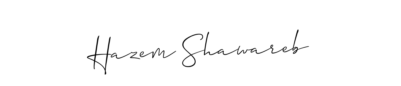 You can use this online signature creator to create a handwritten signature for the name Hazem Shawareb. This is the best online autograph maker. Hazem Shawareb signature style 2 images and pictures png