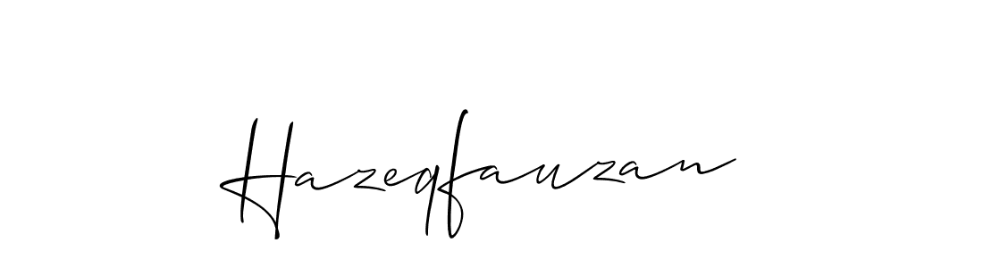 Similarly Allison_Script is the best handwritten signature design. Signature creator online .You can use it as an online autograph creator for name Hazeqfauzan. Hazeqfauzan signature style 2 images and pictures png